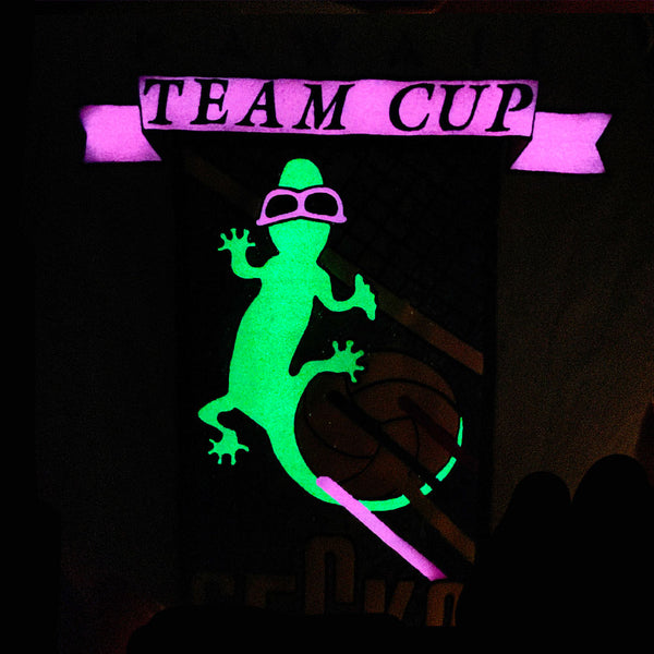 Gecko Hawaii Gecko Volleyball '88 Acid Wash Black Shirt