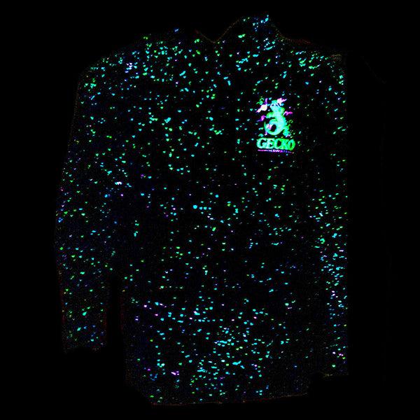 Gecko Hawaii GITD SPLATTER Hoodie - Space Gecko Limited Edition