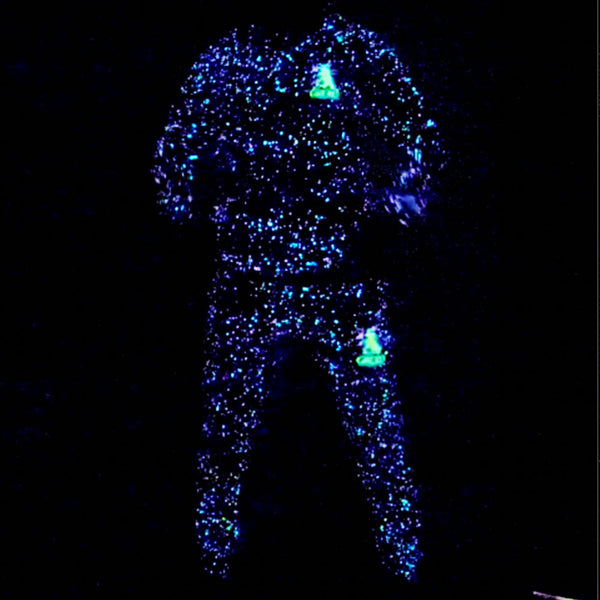 Gecko Hawaii Glow-In-The-Dark SPLATTER Space Gecko Joggers