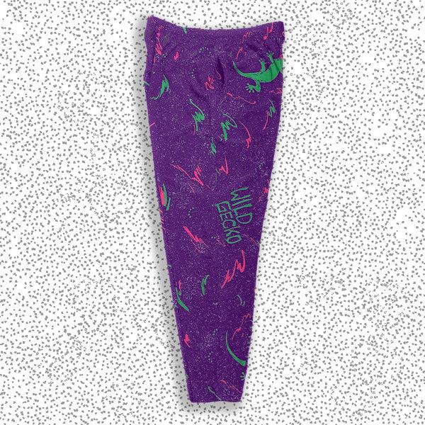 Gecko Hawaii Iconic 1988 Wild Gecko Multiverse Beach Pants - Purple