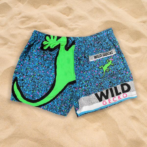 Gecko Hawaii Iconic 1989 Gecko Wrap Blue Splatter Volley