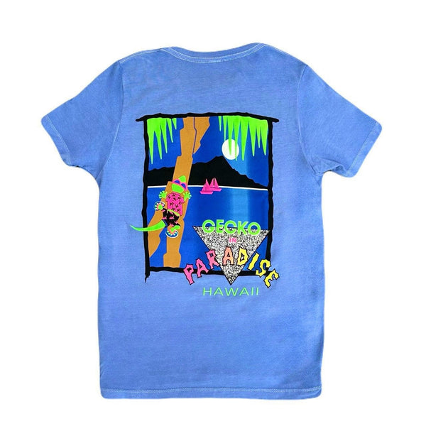 gecko hawaii KIDS 1988 Gecko In Paradise - Hyper Flash Blue-to-White