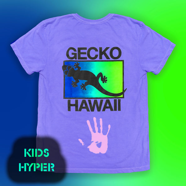 gecko hawaii KIDS '86 Neon Drift - Hyper Purple-to-Pink