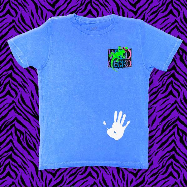 Gecko Hawaii KIDS Wild Gecko 1990 Hyper Blue-to-White T-Shirt