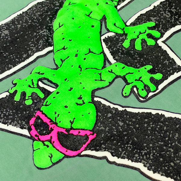 Gecko Hawaii Lava Rock 1988 HYPERFLASH: Green To Yellow