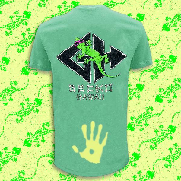 gecko hawaii Lava Rock 1988 HYPERFLASH: Green to Yellow