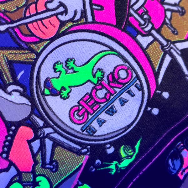 Gecko Hawaii Lava Rock Legends Black Tee - Gecko X Nazar