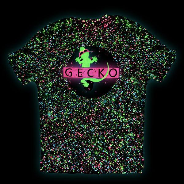 Gecko Hawaii Limited Edition Glow In The Dark Vinyl Gecko Splatter