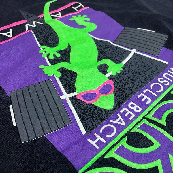 Gecko Hawaii Muscle Beach V2 1988 Vintage Dye Hoodie