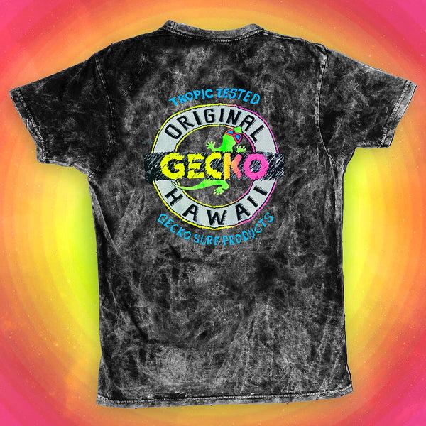 gecko hawaii Secret 1988 Tropic Tested Black Acid Wash