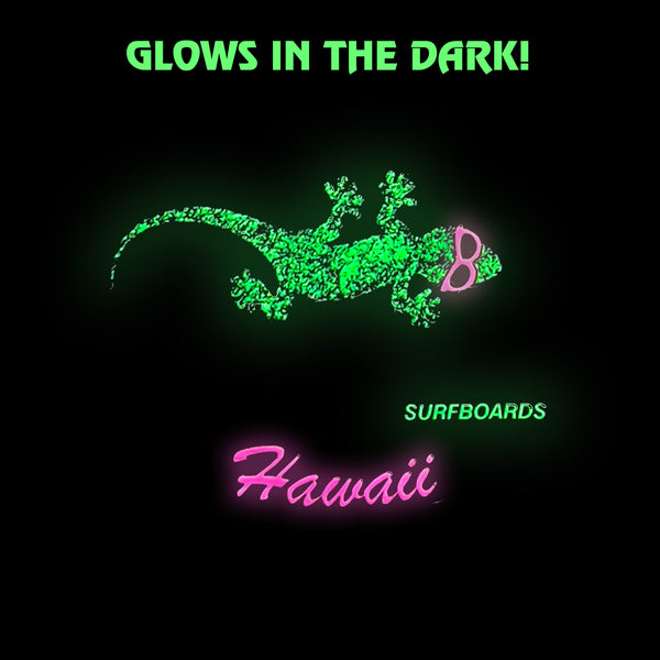 Gecko Hawaii Secret Gecko Racing Surfboards Colorway - 1988