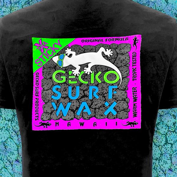 Gecko Hawaii Secret Surf Wax 1988 Variant - Black Tee