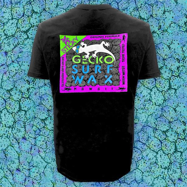 gecko hawaii Secret Surf Wax 1988 Variant - Black Tee