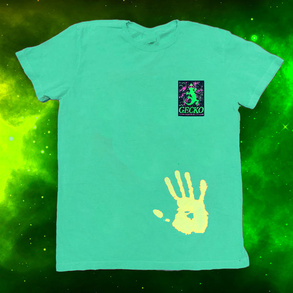 Gecko Hawaii Space Gecko Hyper Flash Color Change Green To Yellow