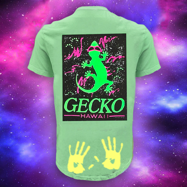 gecko hawaii Space Gecko Hyper Flash Color Change Green to Yellow