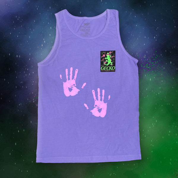 Gecko Hawaii Space Gecko - HyperFlash Color Change Tank Top Purple