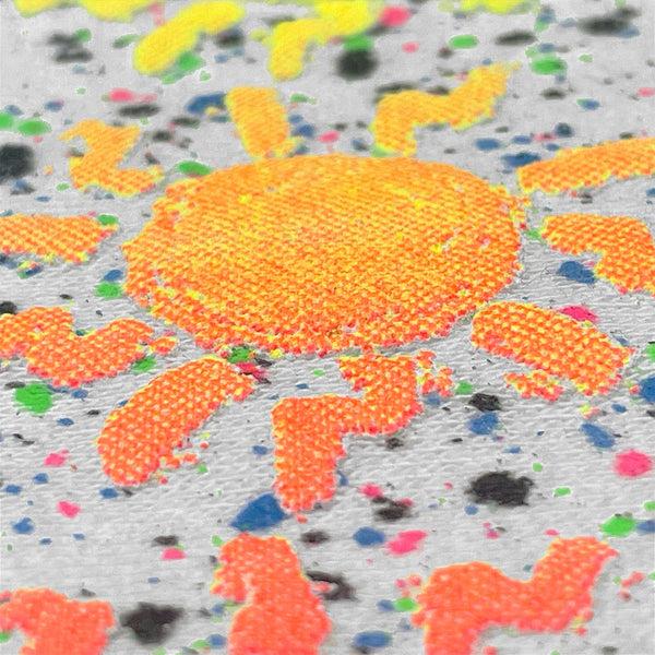 Gecko Hawaii Surf N' Sun - Summer Splatter White Glow Tee