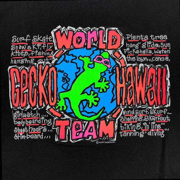 Gecko Hawaii The Original 1989 Gecko World Tee - 1st Edition Re-Issue