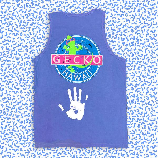 gecko hawaii Vinyl Gecko: HYPERFLASH TANK Blue to White