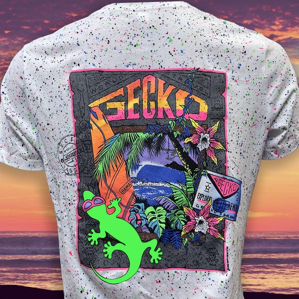 Gecko Hawaii Women's Gecko Island Treasure - Glow-In-The-Dark Splatter