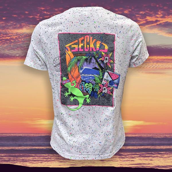 gecko hawaii Women's Gecko Island Treasure - Glow-In-The-Dark Splatter