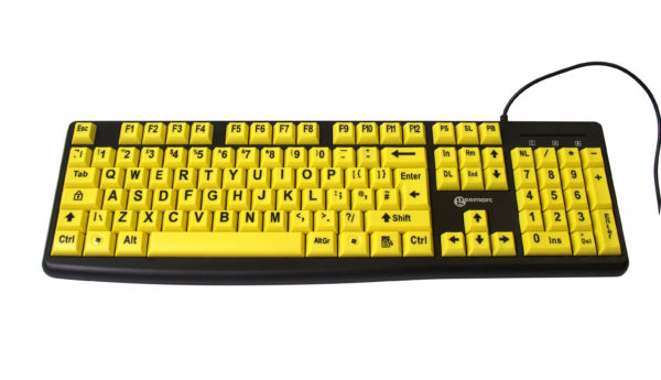 Geemarc Other Devices Other Keyboards Standard KEYBOARD – Yellow