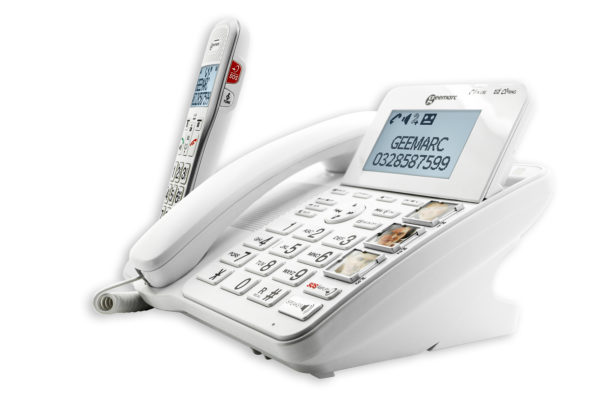 Geemarc Phones Hearing Impaired Phones COMBI Phones AMPLIDECT COMBI 595