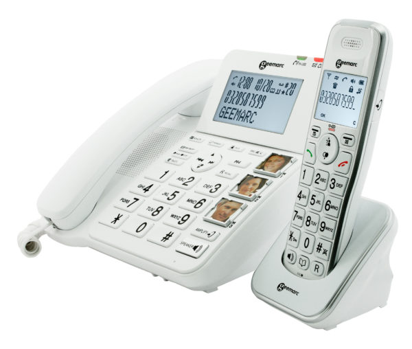 Geemarc Phones Hearing Impaired Phones COMBI Phones AMPLIDECT COMBI 295