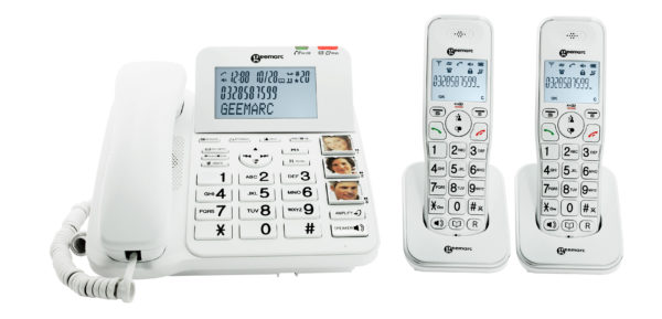 Geemarc Phones Hearing Impaired Phones COMBI Phones AMPLIDECT COMBI 295-2