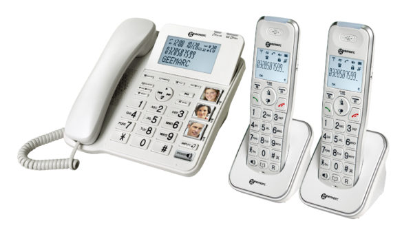 geemarc Phones Hearing impaired phones COMBI phones AMPLIDECT COMBI 295-2
