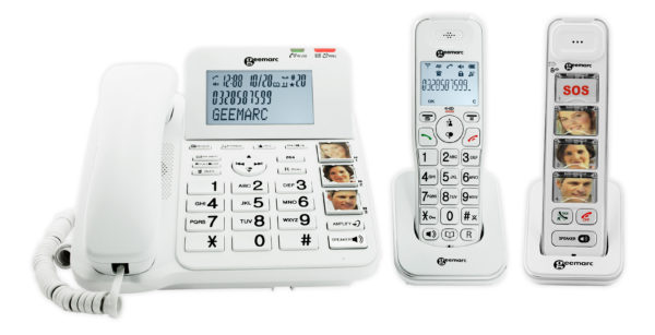 Geemarc Phones Hearing Impaired Phones COMBI Phones SENIOR PACK