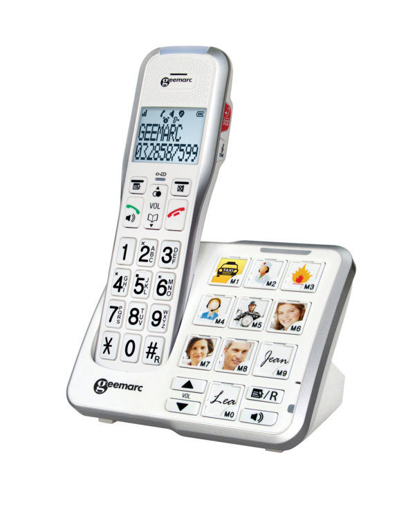Geemarc Phones Hearing Impaired Phones Cordless Phones AMPLIDECT595-2 PHOTO