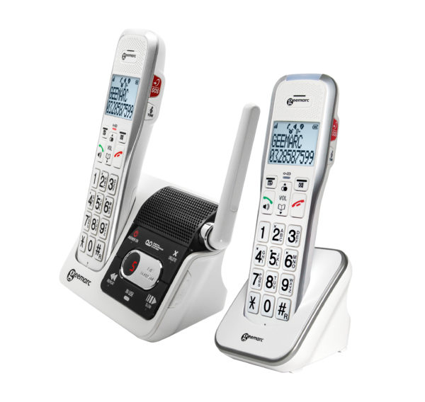 Geemarc Phones Hearing Impaired Phones Cordless Phones AMPLIDECT595-2 U.L.E