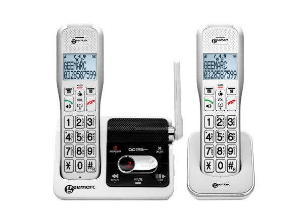 Geemarc Phones Hearing Impaired Phones Cordless Phones AMPLIDECT595-2 U.L.E