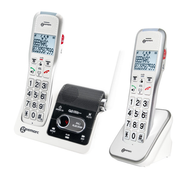geemarc Phones Hearing impaired phones Cordless phones AMPLIDECT595-2 U.L.E