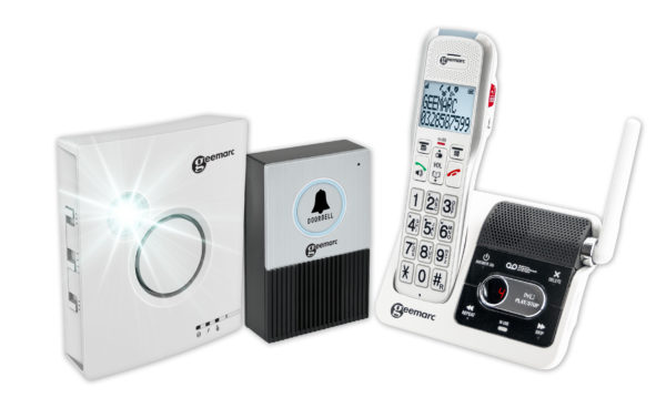 geemarc Phones Hearing impaired phones Cordless phones AMPLIDECT595 U.L.E DOORBELL