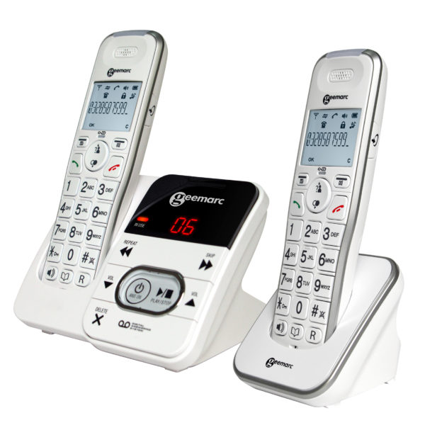 geemarc Phones Hearing impaired phones Cordless phones AMPLIDECT295-2