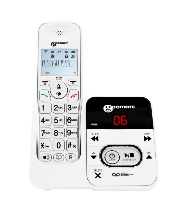 Geemarc Phones Hearing Impaired Phones Cordless Phones AMPLIDECT295