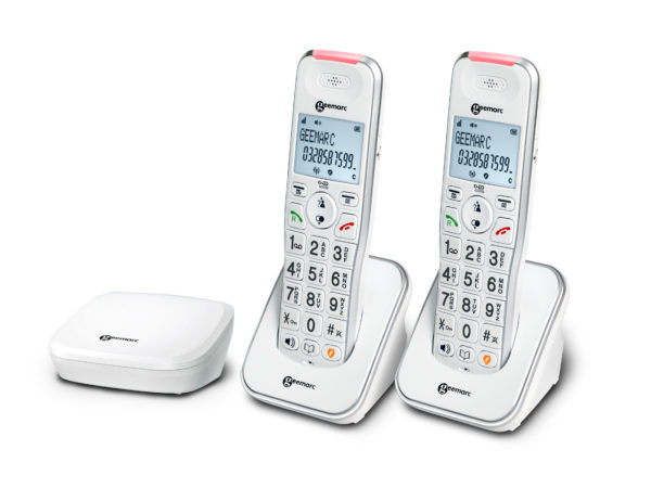 Geemarc Phones Hearing Impaired Phones Cordless Phones Liberty 200 TWIN