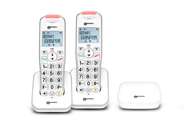 Geemarc Phones Hearing Impaired Phones Cordless Phones Liberty 200 TWIN