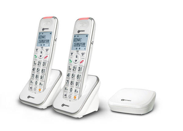 geemarc Phones Hearing impaired phones Cordless phones Liberty 200 TWIN