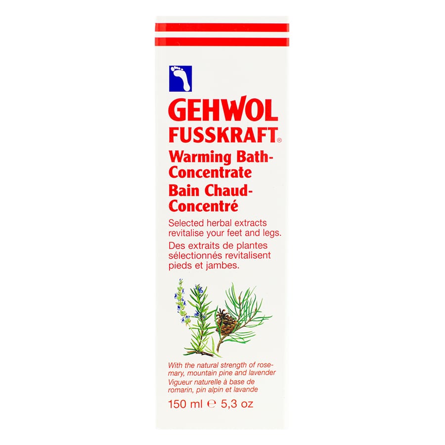 Gehwol Home Our Products FUSSKRAFT Red Warming Bath Concentrate