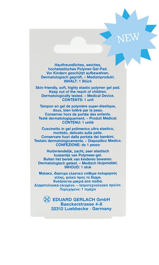Gehwol Home Our Products Polymers Plasters And Protective Pads Metatarsal Cushion With Bandage