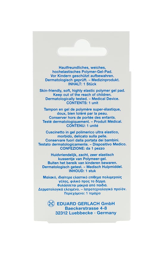 Gehwol Home Our Products Polymers Plasters And Protective Pads Metatarsal Cushion With Elastic Bandage