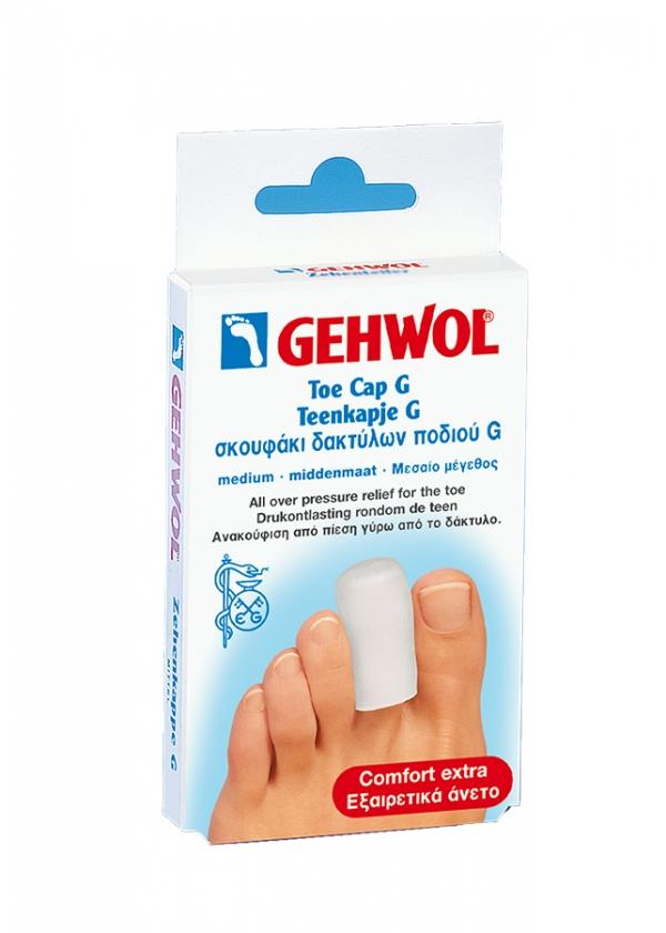 gehwol Home Our Products Polymers Plasters and protective Pads Toe Cap G – mini (2 pieces) – small (2 pieces) – medium (2 pieces)