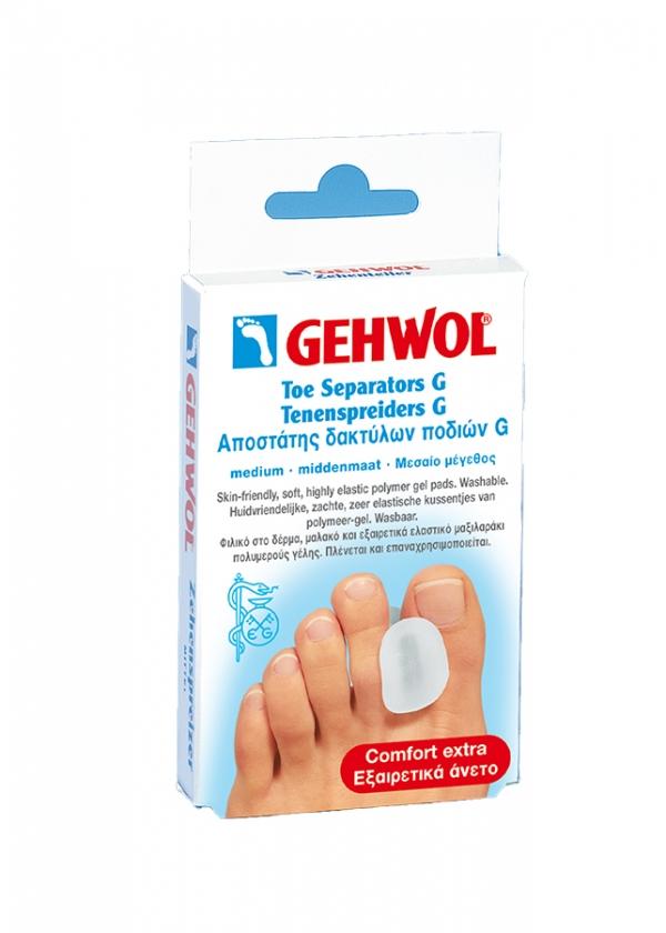 gehwol Home Our Products Polymers Plasters and protective Pads Toe Separators G – medium (3 pieces) – large (3 pieces)
