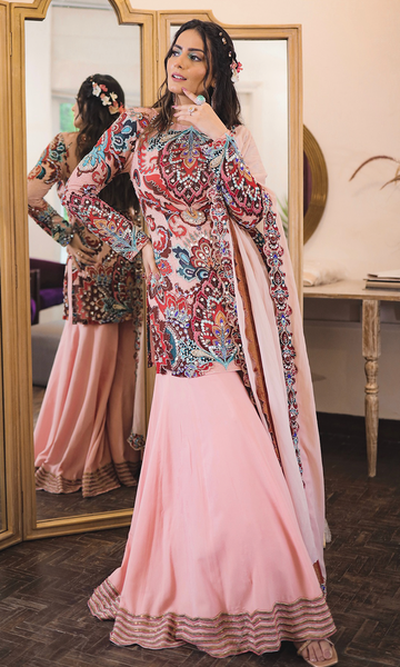 geisha designs Aiza Sharara Set