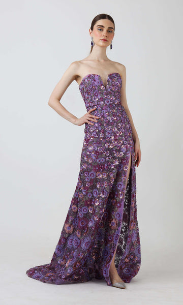 Geisha Designs Amethyst Bloom Gown