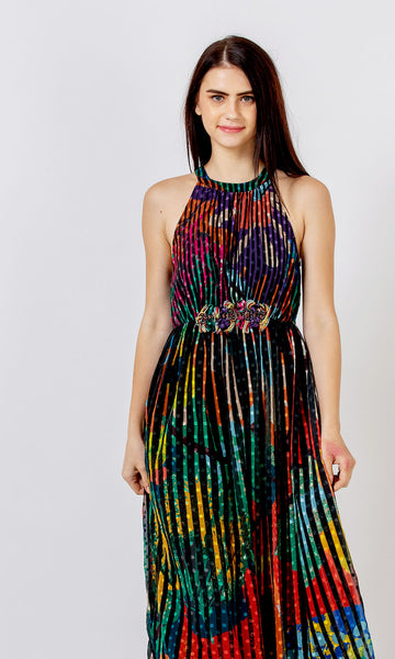 Geisha Designs Bold Floral Maxi