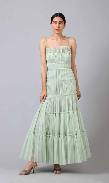 geisha designs Cara Tulle Dress